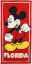 Picture of Disney Classic Mickey Red Beach Towel