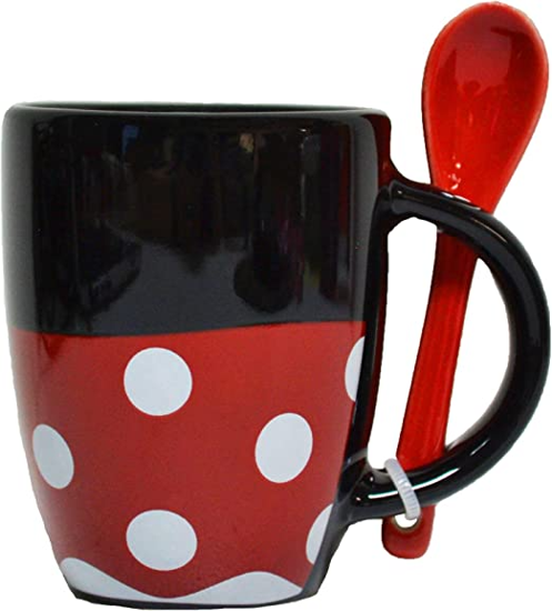 Picture of Disney Minnie Mouse Classic Polka Dot Dress Espresso Mug