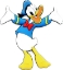 Picture of Disney Soft Touch Figure Magnet Donald Duck