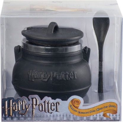 Picture of Harry Potter Cauldron Soup Mug with Spoon Standard Black