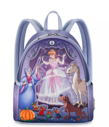 Picture of Disney Loungefly   Cinderella Mini Backpack – Disney100