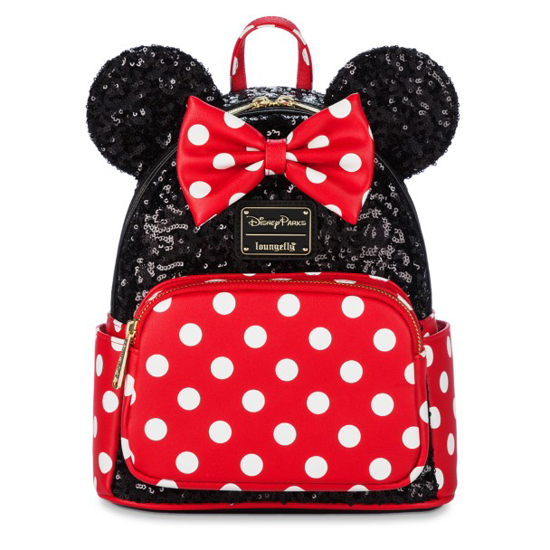 Picture of Disney Minnie Mouse Sequined Loungefly Mini Backpack