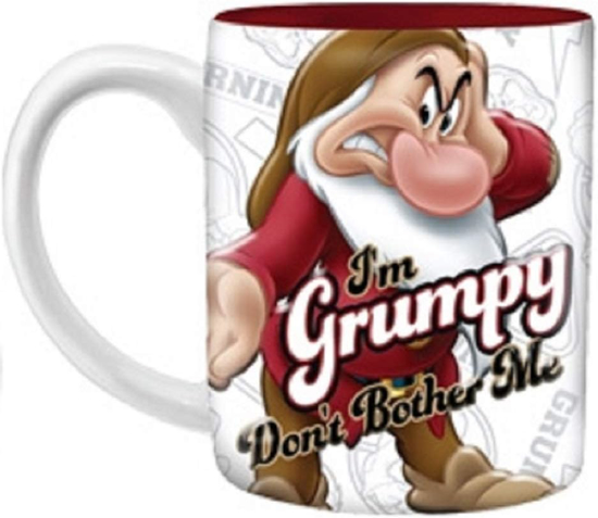 Picture of Disney I'm Grumpy Don't Bother Me 14oz Relief Ceramic Mug