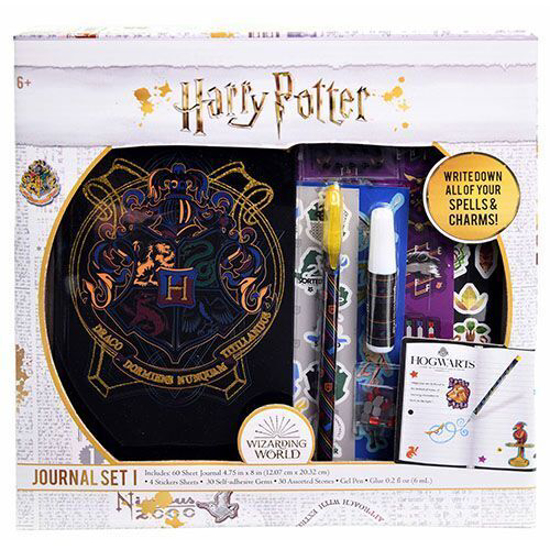 Picture of Harry Potter Hogwarts Glitter Journal with Gems Stickers and Gel Pen