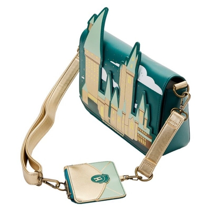 Picture of Disney Harry Potter Golden Hogwarts Castle Crossbody Bag