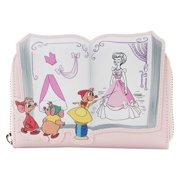 Picture of Disney Loungefly Cinderella Mice Dressmakers Zip Around Wallet