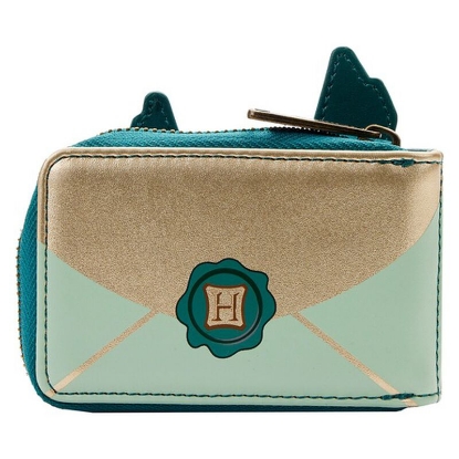 Picture of Disney Loungefly Harry Potter Golden Hogwarts Accordion Wallet