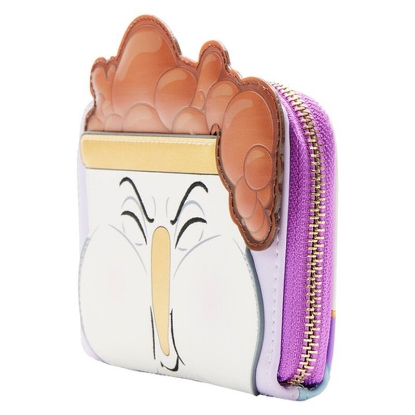 Picture of Disney Loungefly Beauty and the Beast Chip Bubbles Zip Around Wallet