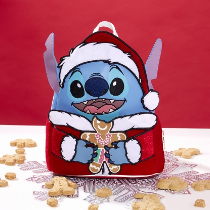 Picture of Disney Loungefly Santa Stitch Exclusive Cosplay Mini Backpack