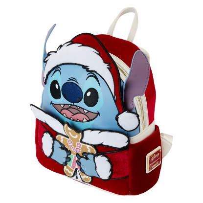 Picture of Disney Loungefly Santa Stitch Exclusive Cosplay Mini Backpack