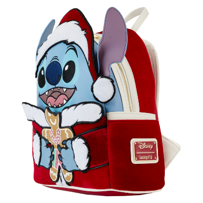 Picture of Disney Loungefly Santa Stitch Exclusive Cosplay Mini Backpack