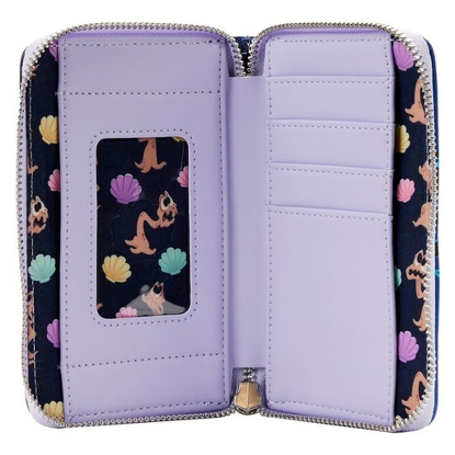Picture of Disney Loungefly The Little Mermaid Ursula Lair Glow Zip Around Wallet