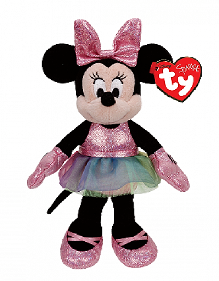 Picture of Disney Ty Minnie Mouse Ballerina Sparkle Plush Doll