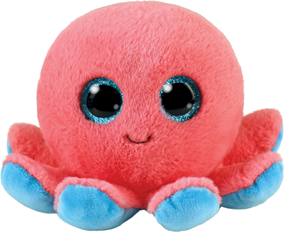 Picture of TY Beanie Boos Sheldon Coral Octopus 6" Small