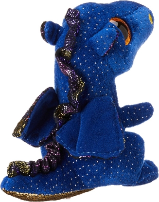 Picture of Ty Beanie Boos Saffire Blue Speckled Dragon Plush Medium