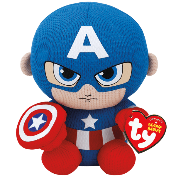 Picture of Ty Captain America Plush From Marvel