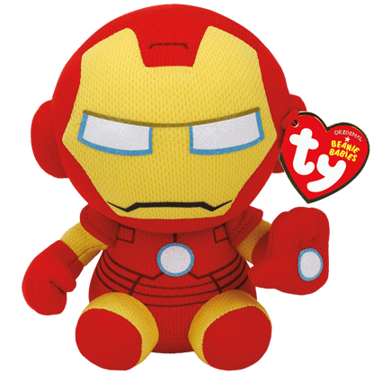 Picture of Disney Ty Marvel Avengers, Licensed Squishy Beanie Baby Soft Plush Toys, Collectible Cuddly Stuffed Teddy