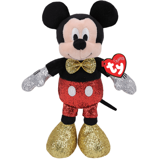 Picture of Disney Mickey Mouse RED SPARKLE  plush Small 8 Inch