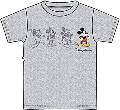 Picture of Disney 3 Sketchy Mickey GHR Men's Size XL Gray