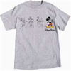 Picture of Disney 3 Sketchy Mickey GHR Men's Size XL Gray