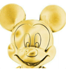 Picture of Magnet Disney Mickey Mouse Pewte Figural Dangle Gold Refrigerator Magnet New 25018
