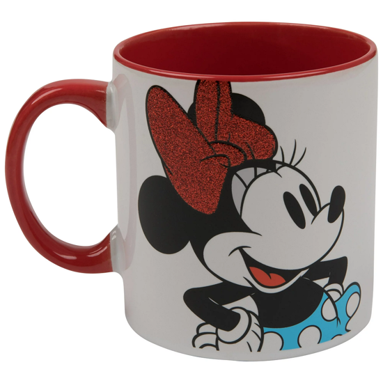 Picture of Disney Minnie Mouse Poses Jumbo 20oz Ceramic Glitter Mug