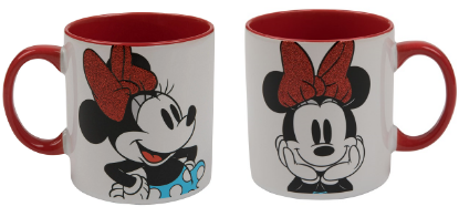 Picture of Disney Minnie Mouse Poses Jumbo 20oz Ceramic Glitter Mug