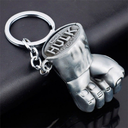 Picture of Marvel Hulk Fist Pewter Key Ring,Grey-light,Small