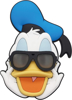 Picture of Donald Duck with Sunglasses PVC Soft Touch Magnet
