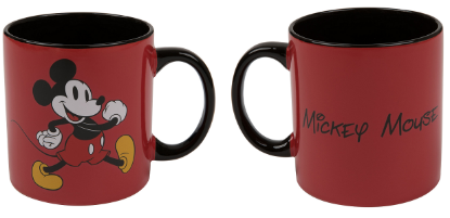 Picture of Mickey Mouse Walk Jumbo 20oz Ceramic Mug Red