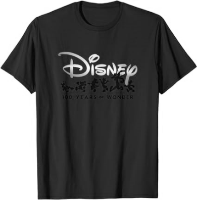 Picture of Disney 100 Years of Wonder Mickey & Pals Silhouettes D100 T-Shirt