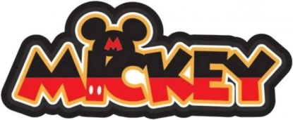 Picture of Disney Mickey Logo Soft Touch Magnet Multi Color