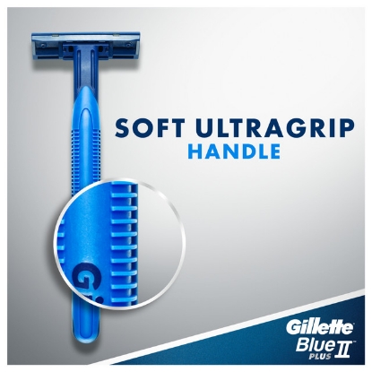 Picture of Gillette Blue II Plus Pivot Razors 2pk