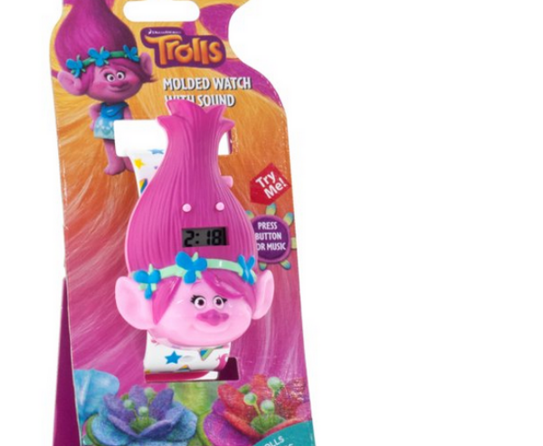 Picture of Trolls Girls Watch Poppy Wristwatch LCD Flip Head
