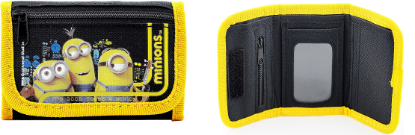 Picture of Despicable Me Minions Character Black Trifold kids Wallet
