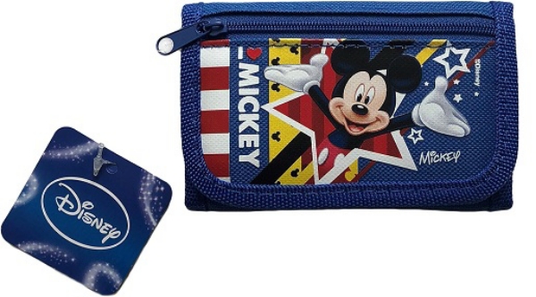 Picture of Disney Mickey Mouse  Kids Size Tri Fold Wallet Blue
