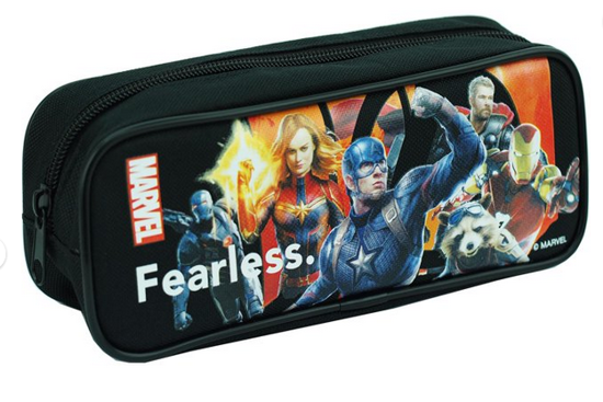 Picture of Marvels Avengers Character Single Zipper Black Pencil Case