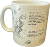 Picture of Disney Sketch Stoneware Coffee Jumbo Mug, Mickey Mouse and Minnie Mouse Sketchbook Mugs, (Minnie Mouse)