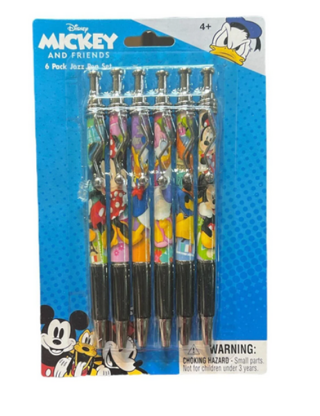 Picture of Disney Mickey Mouse 6 Pack Jazz Pen 6 Pieces