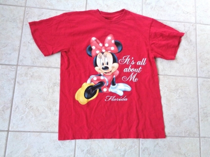Picture of Disney Florida All About Me Minnie Adult T-Shirt Medium