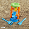 Picture of American Plastic Toys Kids’ Sand and Water Wheel Tower, Flowing Sand and Water