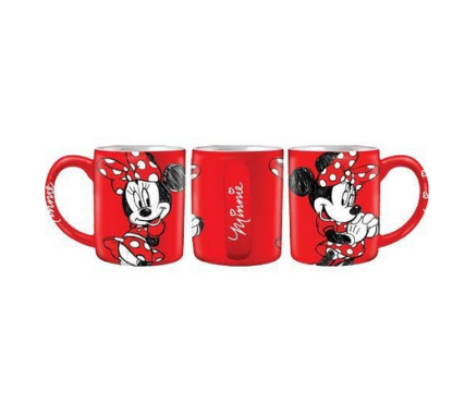 Picture of Disney Minnie Kup 11oz Ceramic Coffee Mug Red