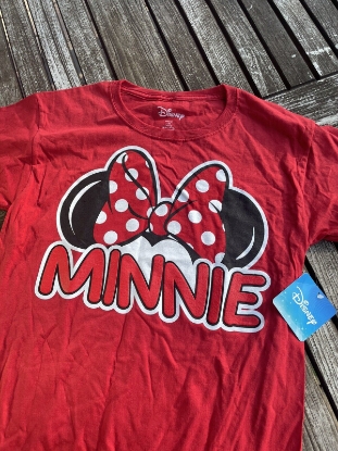 Picture of Disney Women's Plus Size Minnie Mouse Bow Tee, 3XL, Red