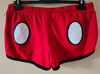 Picture of Disney Youth Girls Mickey Mouse Peeking Short Red