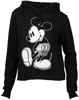 Picture of Disney Mickey Mouse Classic Plaid Juniors Crop Hoodie Small