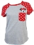 Picture of Minnie Mouse Pocket Sized Women's Grey Tee Shirt XL