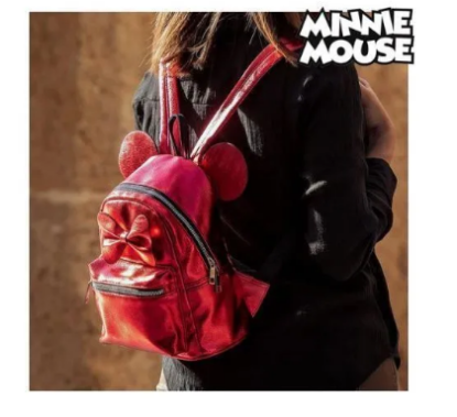 Picture of Casual Backpack Minnie Mouse 72822 Red Metallic