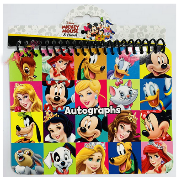 Picture of Disney Characters Spiral Autograph Book