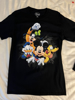 Picture of Disney Youth Boys Tee Mickey Goofy Donald Pluto Fab Day, Black Heather