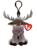 Picture of Ty Beanie Babies Frozen 2 Sven Clip Key Chain Plush Toy.